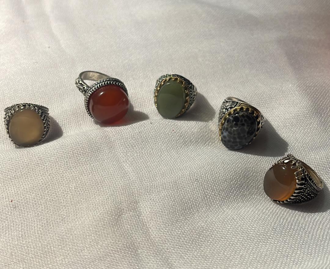 Tiger's eye Yemeni agate  عين النمر عقيق يمني